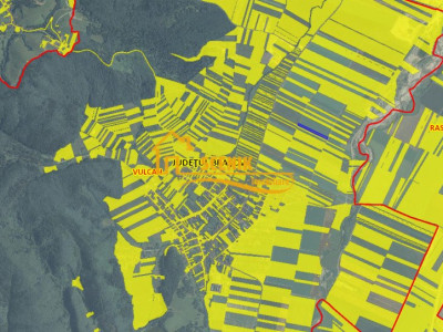 Vulcan, teren extravilan, zona limitrofa viitor cartier rezidential!