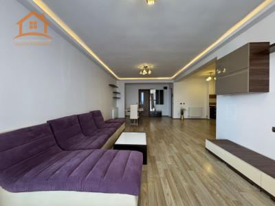 Isaran, ap. cu 3 camere, 96 mp + terasa 11.82, mobilat si utilat, loc de parcare